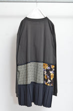 画像をギャラリービューアに読み込む, TIERED L/S T OP 01 / CHARCOAL_B