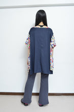 Load image into Gallery viewer, W SLEEVE TOPS_NAVY / A