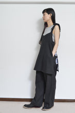 画像をギャラリービューアに読み込む, V-NECK TANK_LONG_LINEN 01/BLACK
