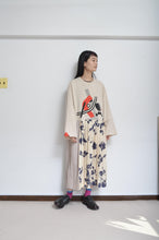 Load image into Gallery viewer, PLEATED TEE OP(PRINT)_BEG/X_A