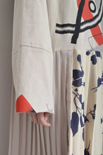 Load image into Gallery viewer, PLEATED TEE OP(PRINT)_BEG/X_A