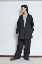 画像をギャラリービューアに読み込む, NO-COLLAR JK_LINEN 01/BLACK