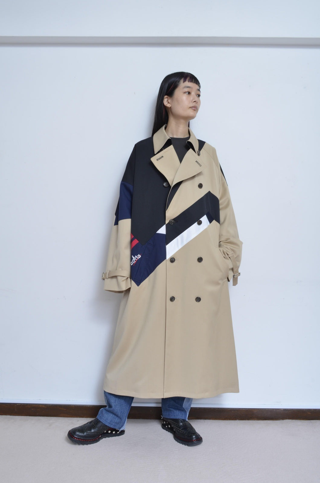 REMIX TRENCH COAT/BEG/02 – here/YEAH RIGHT!!