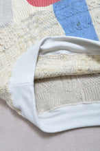 Load image into Gallery viewer, SWITCHING KNIT HOODIE(PRINT) 01/OFF WHITE_Mi