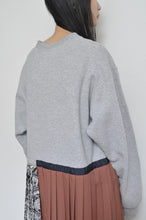 Load image into Gallery viewer, PLEATED SWEAT SH OP_A