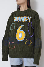 Load image into Gallery viewer, GAME SH PATCH KNIT P/O_FLOWER