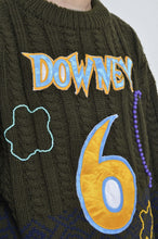 Load image into Gallery viewer, GAME SH PATCH KNIT P/O_FLOWER