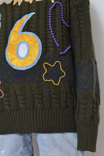 Load image into Gallery viewer, GAME SH PATCH KNIT P/O_FLOWER