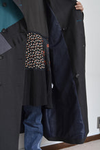 Load image into Gallery viewer, REMIX TRENCH COAT/NAV/02