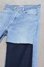 Load image into Gallery viewer, SLIT DENIM PT (MELTON) / 01_NAV