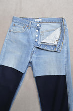Load image into Gallery viewer, SLIT DENIM PT (MELTON) / 01_NAV