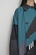 Load image into Gallery viewer, REMIX TRENCH COAT/NAV/02