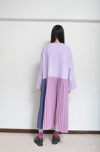 Load image into Gallery viewer, PLEATED TEE OP(PRINT)_PUR/X_A