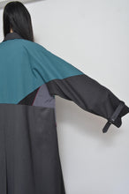 Load image into Gallery viewer, REMIX TRENCH COAT/NAV/02