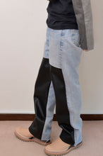 画像をギャラリービューアに読み込む, 代官山 蔦屋書店出品中/LEATHER SLIT PT B/BLK_01