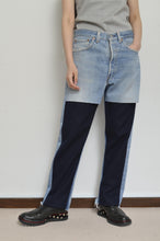 Load image into Gallery viewer, SLIT DENIM PT (MELTON) / 01_NAV