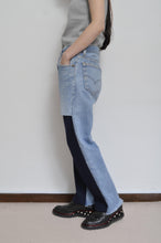 Load image into Gallery viewer, SLIT DENIM PT (MELTON) / 01_NAV