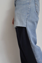 Load image into Gallery viewer, SLIT DENIM PT (MELTON) / 01_NAV