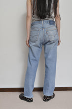 Load image into Gallery viewer, SLIT DENIM PT (MELTON) / 01_NAV