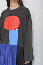 Load image into Gallery viewer, PLEATED TEE OP(PRINT)_CHA/Mi_A