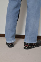 Load image into Gallery viewer, SLIT DENIM PT (MELTON) / 01_NAV