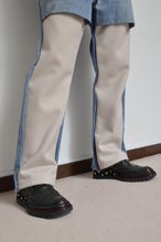 Load image into Gallery viewer, SLIT DENIM PT (MELTON) / 02_BEG