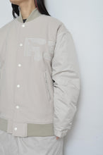 Load image into Gallery viewer, REMIX MELTON LAYER STADIUM JACKET/BEG/01