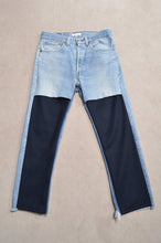 Load image into Gallery viewer, SLIT DENIM PT (MELTON) / 01_NAV