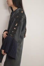 画像をギャラリービューアに読み込む, PLEATS SLEEVE SHIRT / BLK