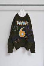 Load image into Gallery viewer, GAME SH PATCH KNIT P/O_FLOWER