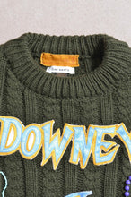 Load image into Gallery viewer, GAME SH PATCH KNIT P/O_FLOWER