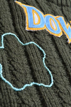 Load image into Gallery viewer, GAME SH PATCH KNIT P/O_FLOWER