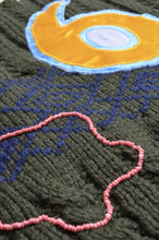 Load image into Gallery viewer, GAME SH PATCH KNIT P/O_FLOWER