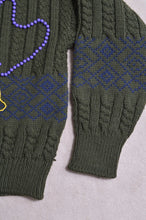 Load image into Gallery viewer, GAME SH PATCH KNIT P/O_FLOWER