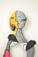 Load image into Gallery viewer, SCARF CUSHION FLAME/PICASSO