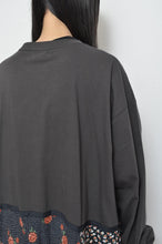 画像をギャラリービューアに読み込む, TIERED L/S T OP 01 / CHARCOAL_A