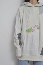 画像をギャラリービューアに読み込む, CUT AND CONNECTED BACKPILE HOODIE / GRAY