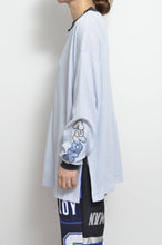 Load image into Gallery viewer, RIB L/S TEE _fab-graff_02 size/SKY BLUE
