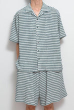 画像をギャラリービューアに読み込む, CHECK OPEN COLLAR S/S SH_GREEN CHECK/01 size
