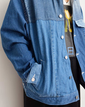 画像をギャラリービューアに読み込む, PANEL DENIM BLOUSON/毎日だ/02 size A
