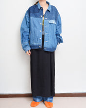 画像をギャラリービューアに読み込む, PANEL DENIM BLOUSON/毎日だ/02 size B

