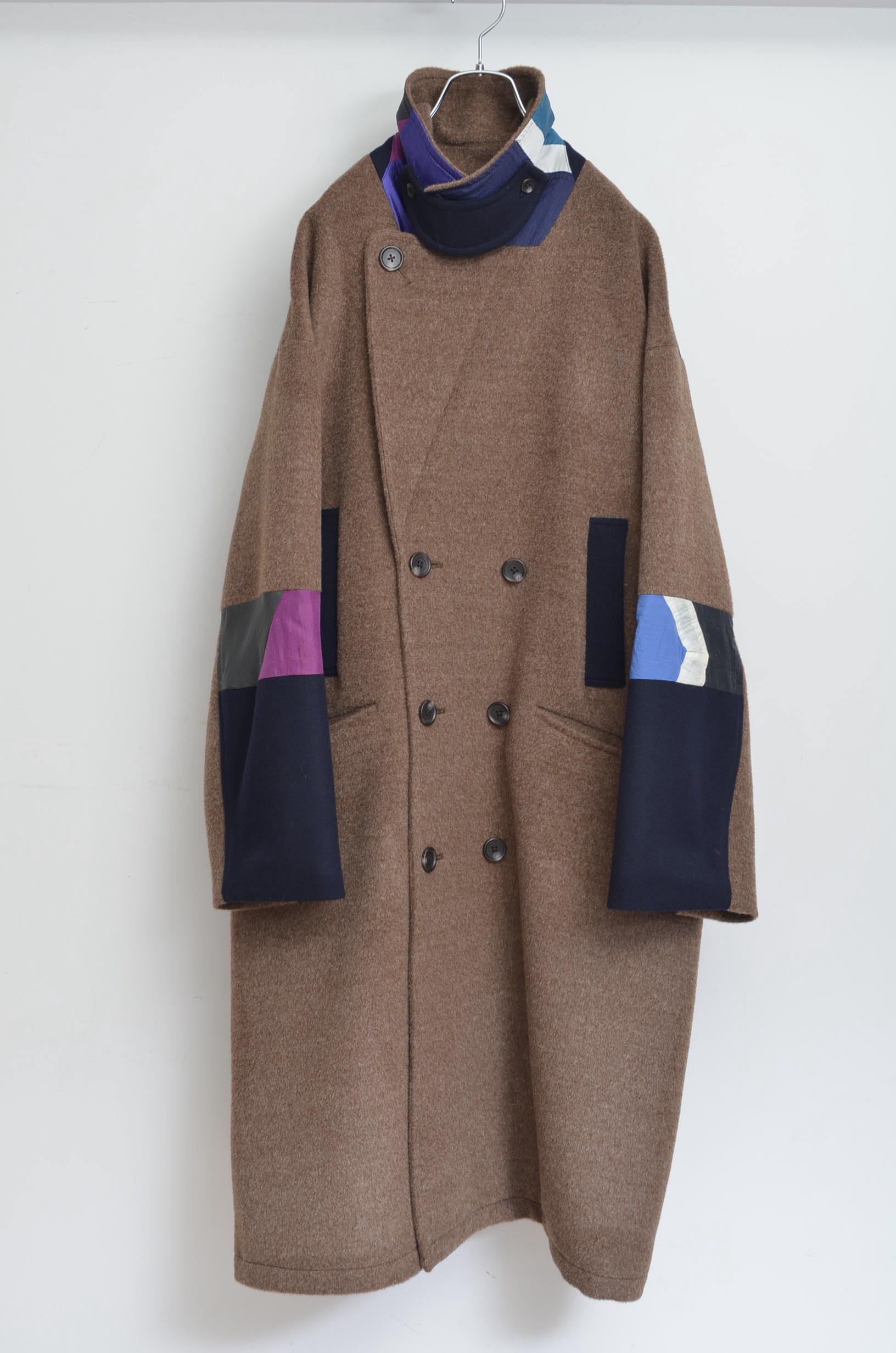 BRWN ALPAKA SHAGGY P-COAT_02 size_A – here/YEAH RIGHT!!