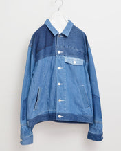 画像をギャラリービューアに読み込む, PANEL DENIM BLOUSON/毎日だ/02 size B

