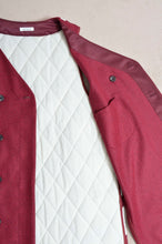 画像をギャラリービューアに読み込む, BGNDY SILK WOOL QUILTED PATCH LINER
