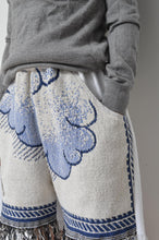 Load image into Gallery viewer, WHT FRINGE RUG SHORTS_02size
