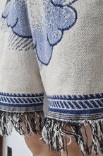 Load image into Gallery viewer, WHT FRINGE RUG SHORTS_02size
