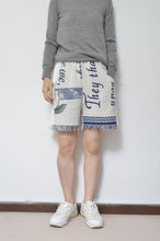 Load image into Gallery viewer, WHT FRINGE RUG SHORTS_01size
