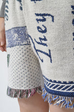Load image into Gallery viewer, WHT FRINGE RUG SHORTS_01size
