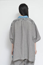 画像をギャラリービューアに読み込む, OPEN COLLAR SH_GRAY LINEN
