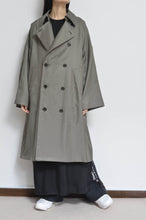 画像をギャラリービューアに読み込む, SCARF-LINED TRENCH COAT/KHAKI/01
